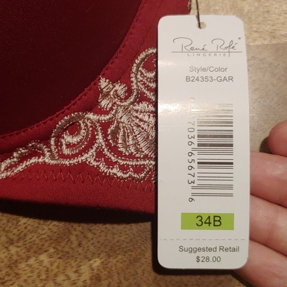 NWT Set of 2 Rene Rofe 34B Bras - Picture 8 of 9